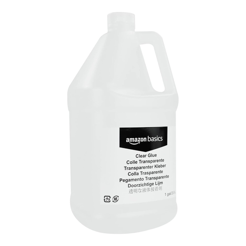 Amazon Basics All Purpose Washable School Clear Liquid Glue - Great for Making S