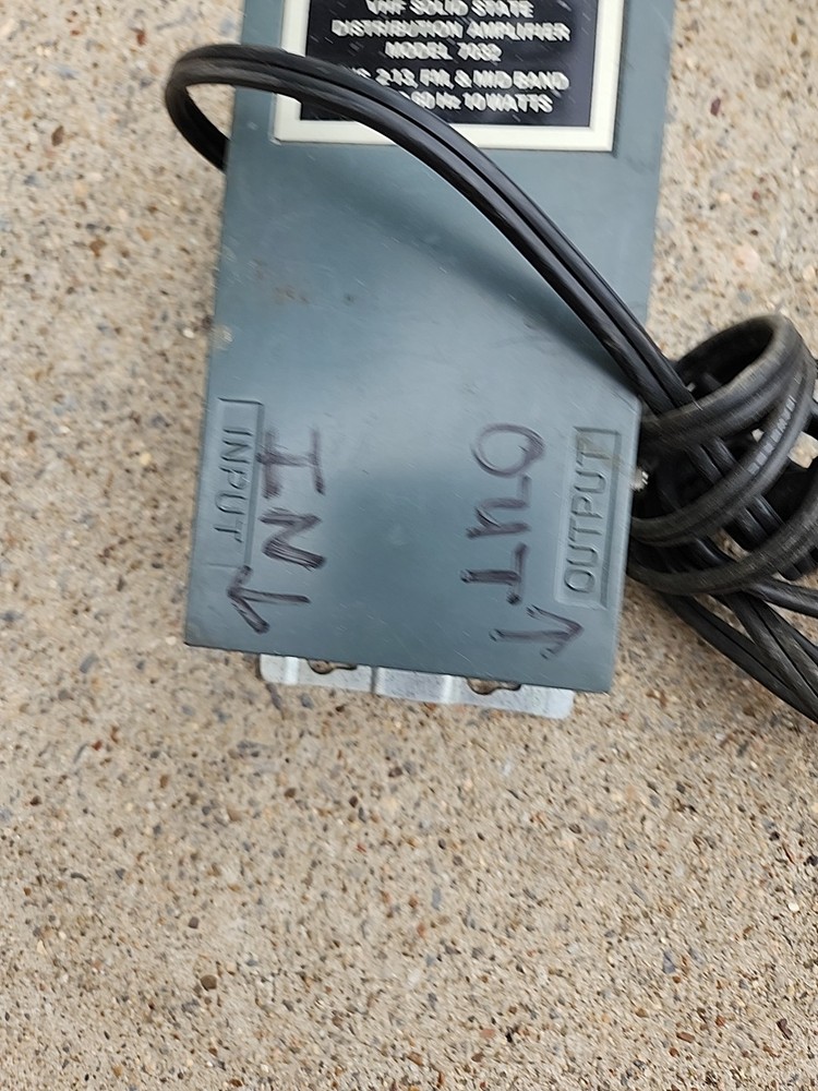 Vintage Channel Master MATV VHF Solid State Distribution Amplifier 7032