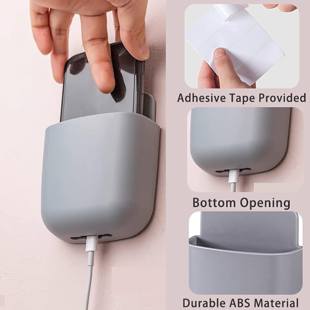 3 Pack Remote Control Holder Wall Mount Holders Hole-Free Charging Organizer ...