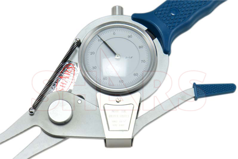 0.6 - 1.4" PRECISION INTERNAL DIAL CALIPER GAGE .0005" #[