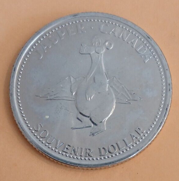 1985 Jasper Dollar $1 Trade Token Alberta #AB277 Centennial