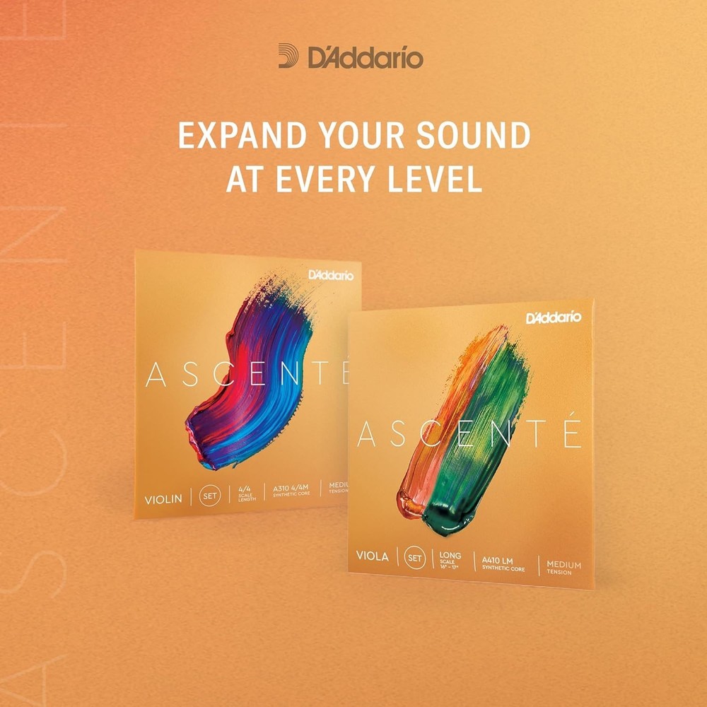 USA-Made Violin Strings, 4/4 Scale, Optimized for Performance and Durability