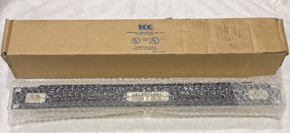 ICC IC110RM100 100-Pair Patch Panel Rack Mountable NEW