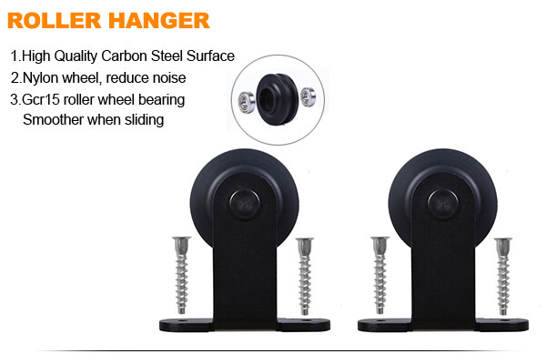 4FT -20FT Sliding Barn Door Hardware Track Single/Double Door Kit, Home/Kitchen