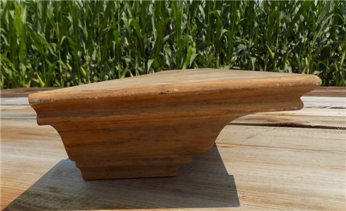 Oak Fireplace Mantel, 3 piece Floating Clock Shelf, Architectural Wall Mount