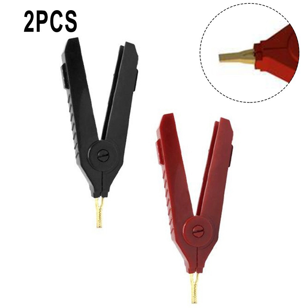 Alligator Clips Lcr Test Clips Replacement 2pcs Electrical Engineering