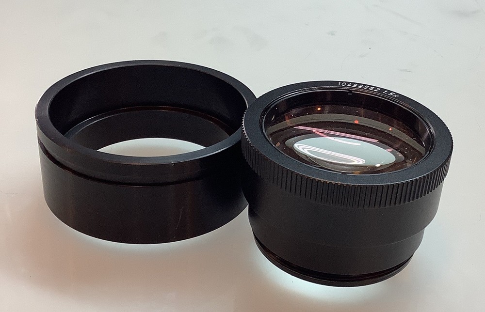 LEICA 1.5x OBJECTIVE LENS 50mm Thread Diameter