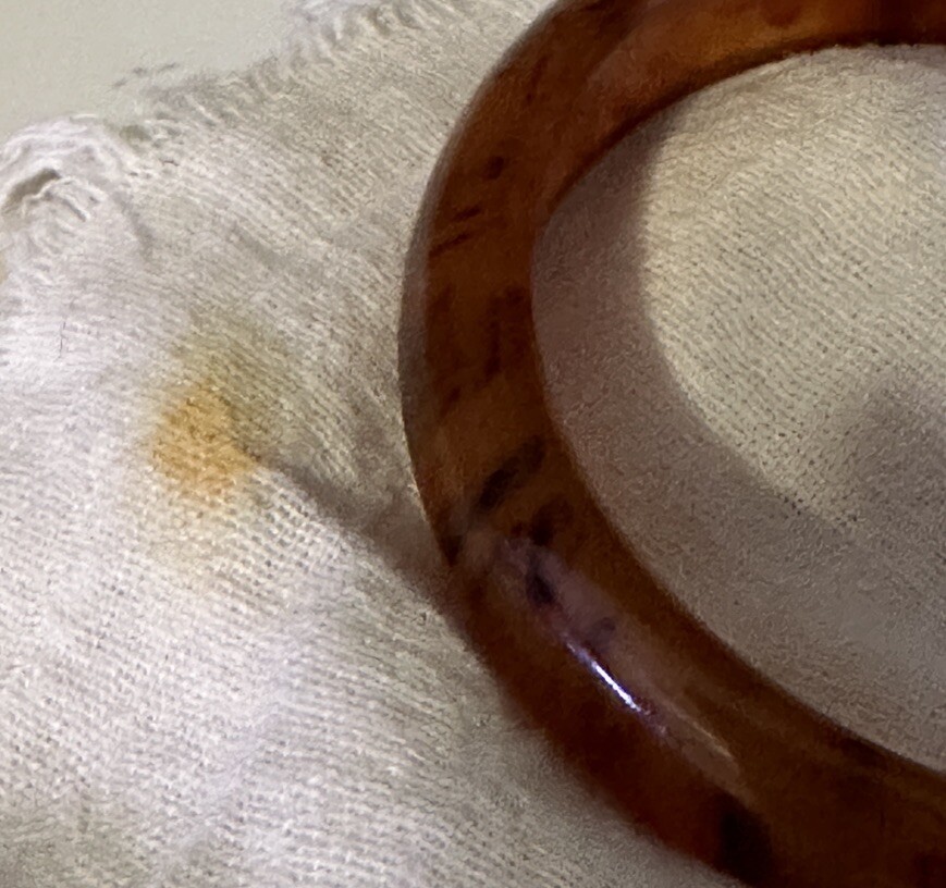 Vintage BAKELITE Root Beer Bracelet Tested