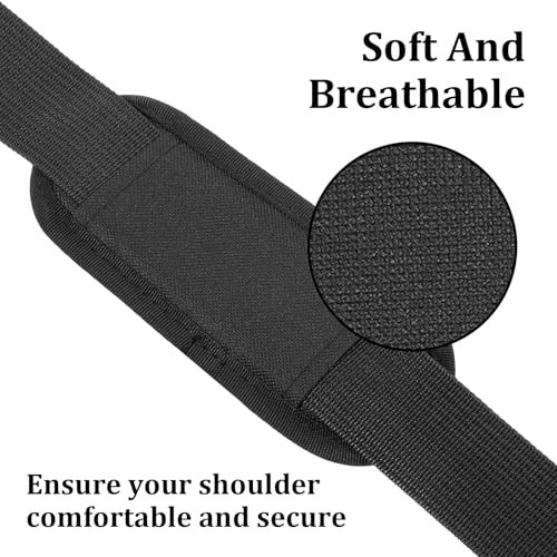 Universal Shoulder Strap with Pad, Adjustable Between 42" to 72", Messenger