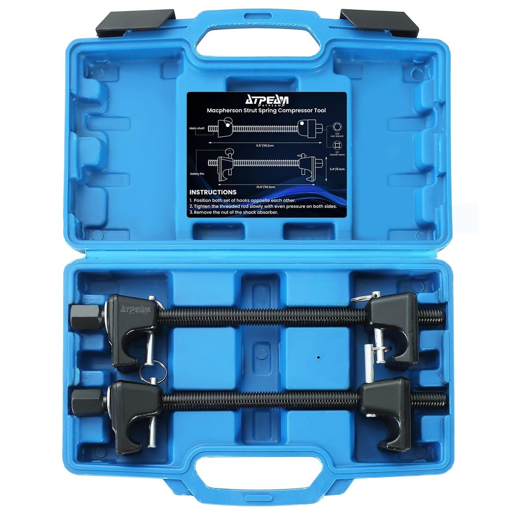 ATPEAM Macpherson Strut Spring Compressor 2pc Heavy Duty Coil Spring...