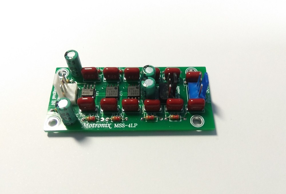 Low Pass 6/12/18/24 db Stereo Active Filter module MSS-4LP