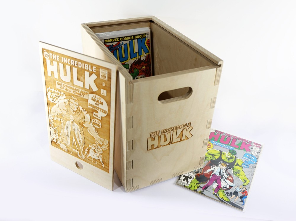 The Incredible Hulk Timber Comic Storage Box *Comics Not Included