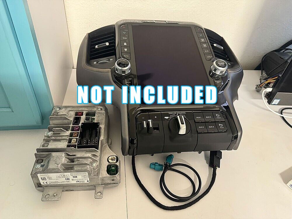 RAM 12" UAX UCONNECT 4C RADIO INTEGRATION PROGRAMMER + SECURITY BYPAS CABLE