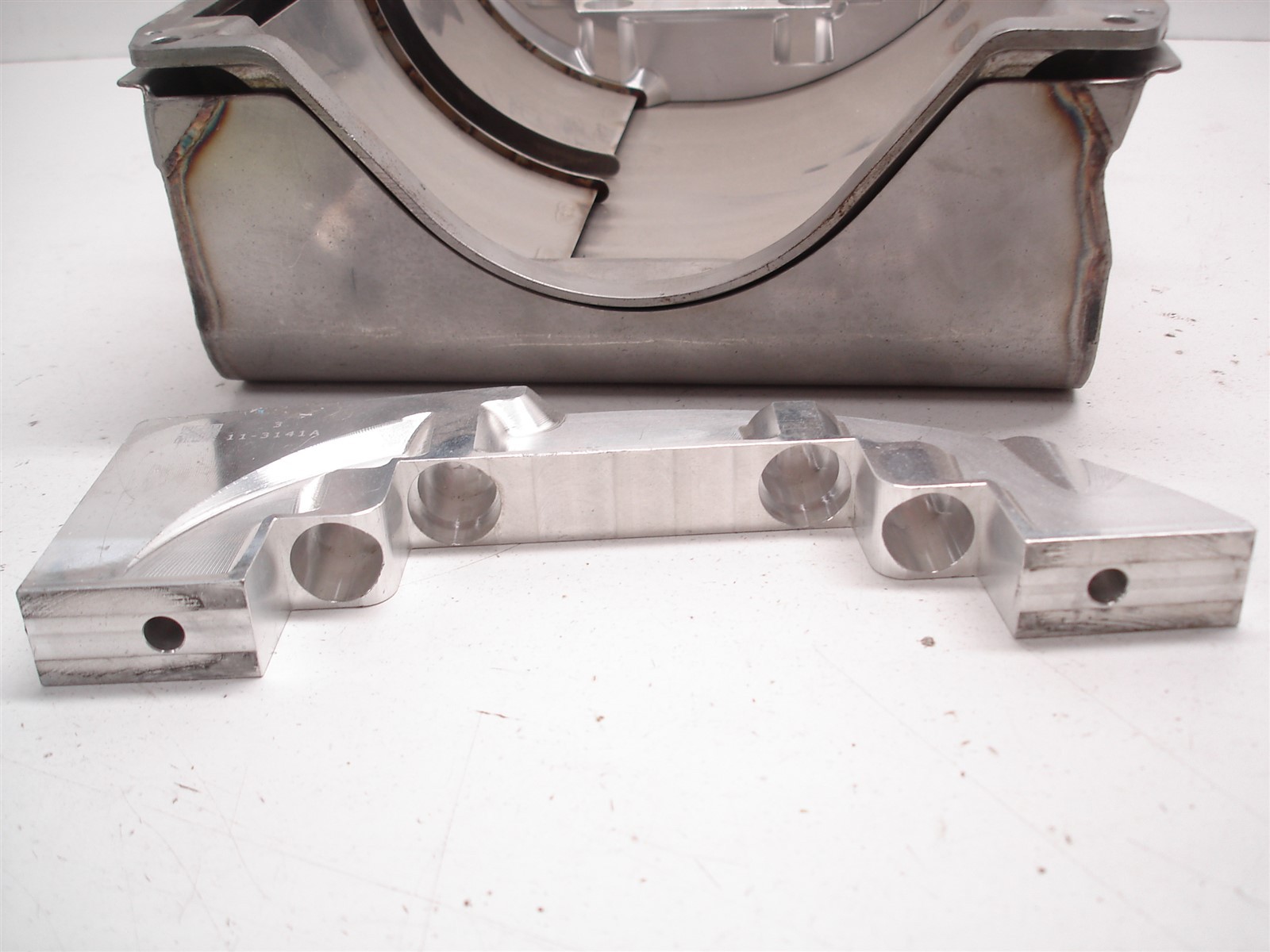 NASCAR ECR ENGINES SEGMENTED BILLET DIVIDER GM R07 R07.2 DRY SUMP OIL PAN /SHELL