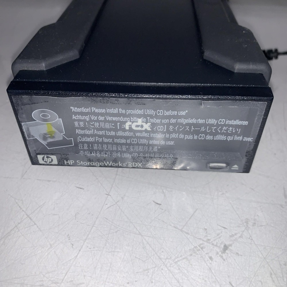 Hewlett Packard Enterprise HPE RDX 1000e External Removable Disk Backup drive