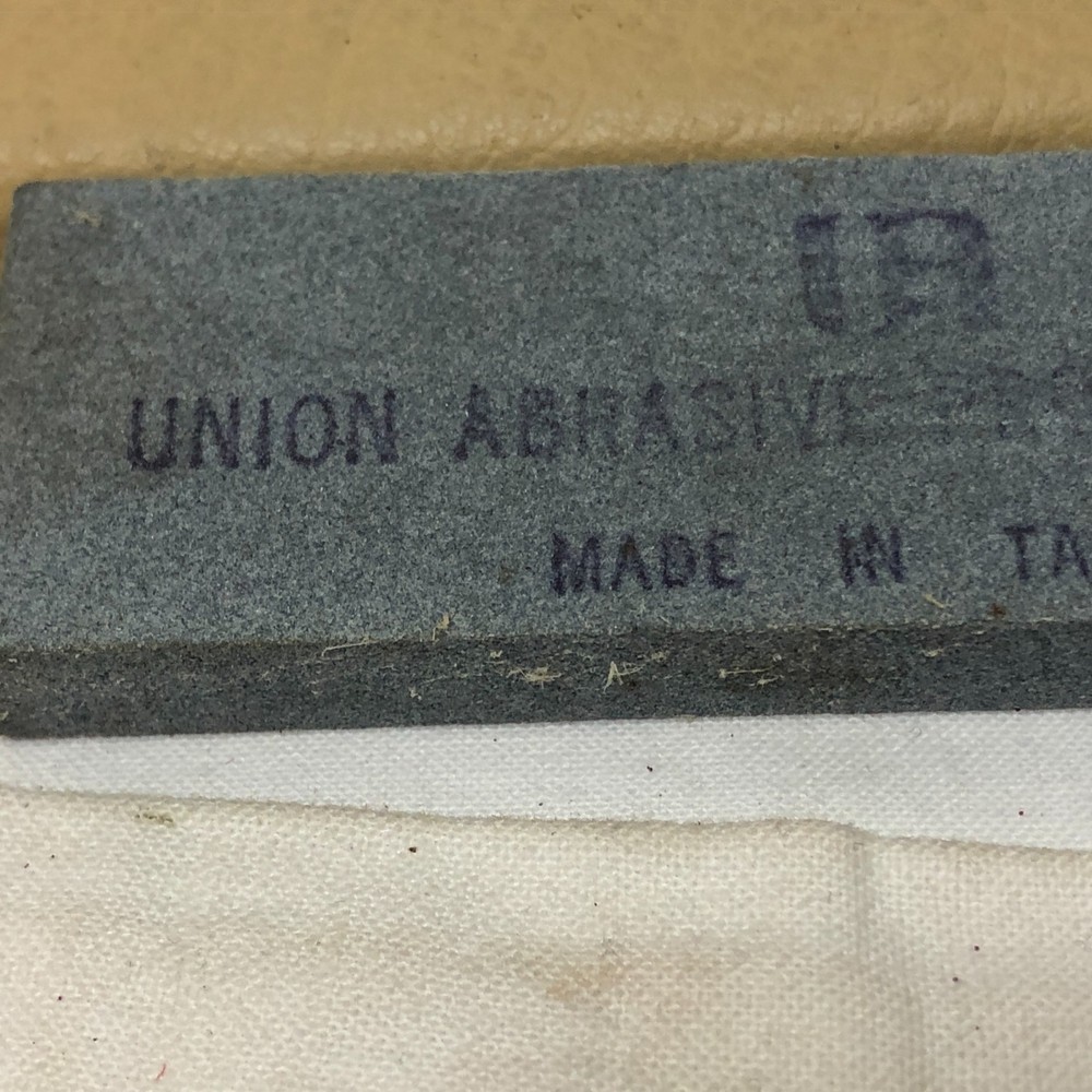 Sharpening Stone in Holder Union Abrasive Products