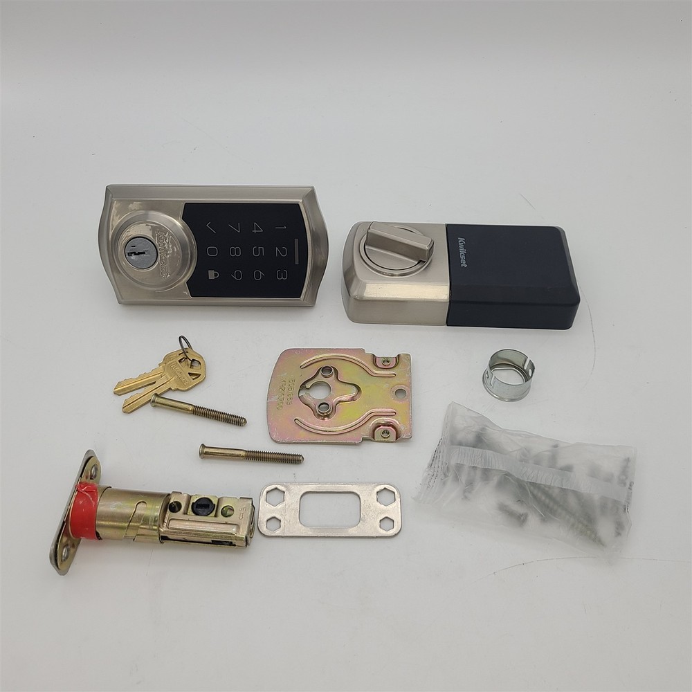 Kwikset SmartCode 270 Keyless Electronic Touchpad Deadbolt, Auto Door Lock