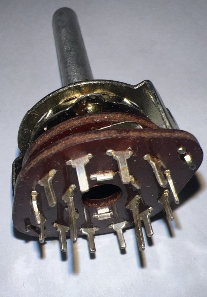Alpha 6 Position, 2 Pole, Rotary Selector Switch Condition is New