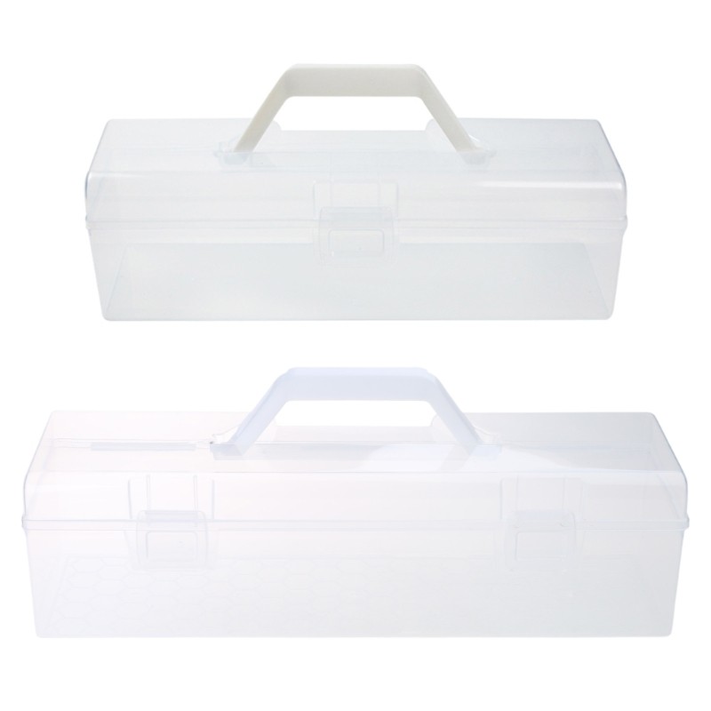 Portable Storage Bin for Tools and Storage Container Clear Storage Case