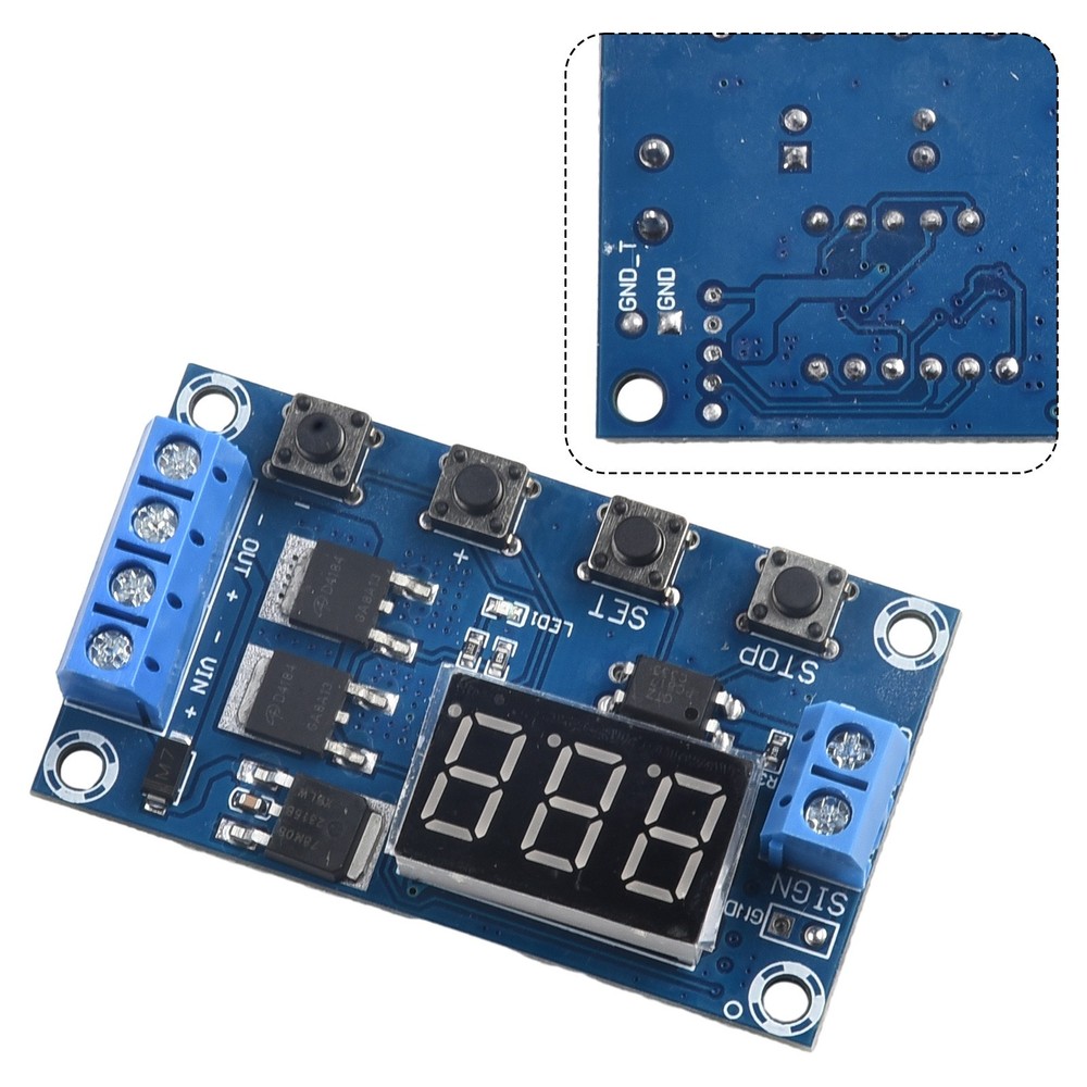 Digital Relay Delay Board MOS Module Timer Tube Control Switch Trigger DC5V 36V