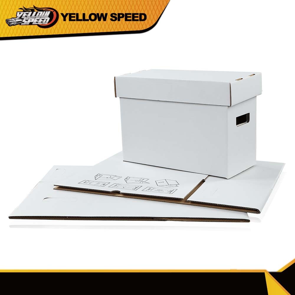 10Pcs Comic Books Storage Boxes Short Holds 150-175 Stackable Durable Archive