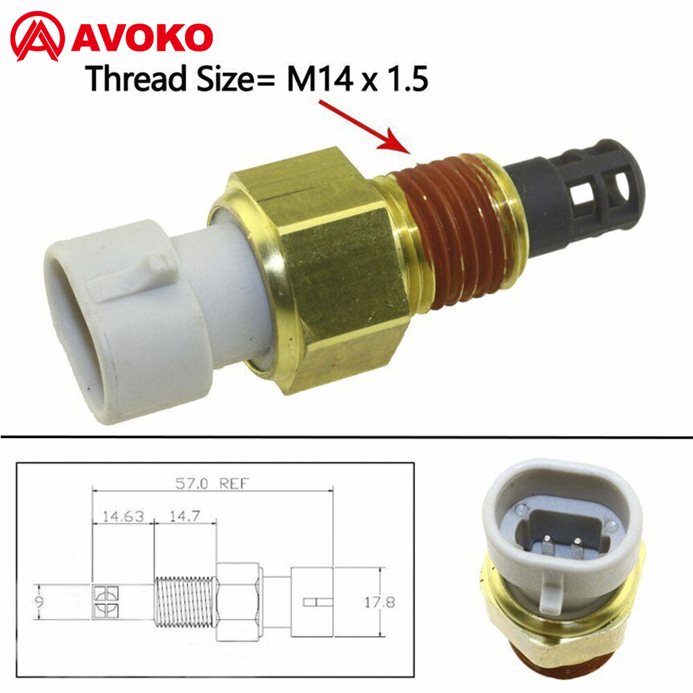 Fast-Response (Metric M14 x 1.5) GM Intake Air Temperature Sensor IAT/MAT/ACT