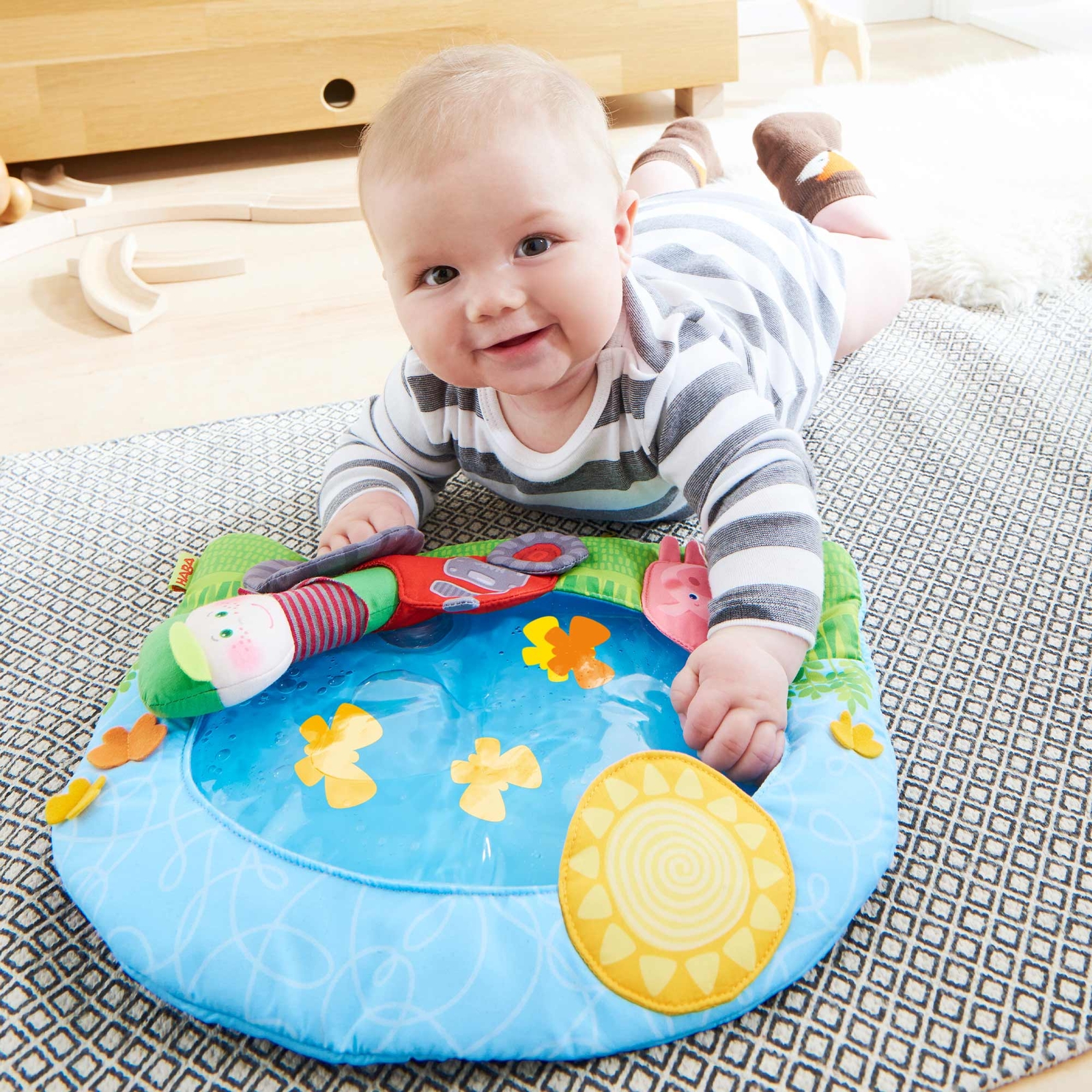 HABA On the Farm Tummy Time Water Play Mat