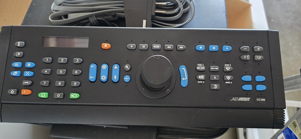 American Dynamics CC300 Joystick Keyboard Controller ADCC0300 CCTV PTZ Control