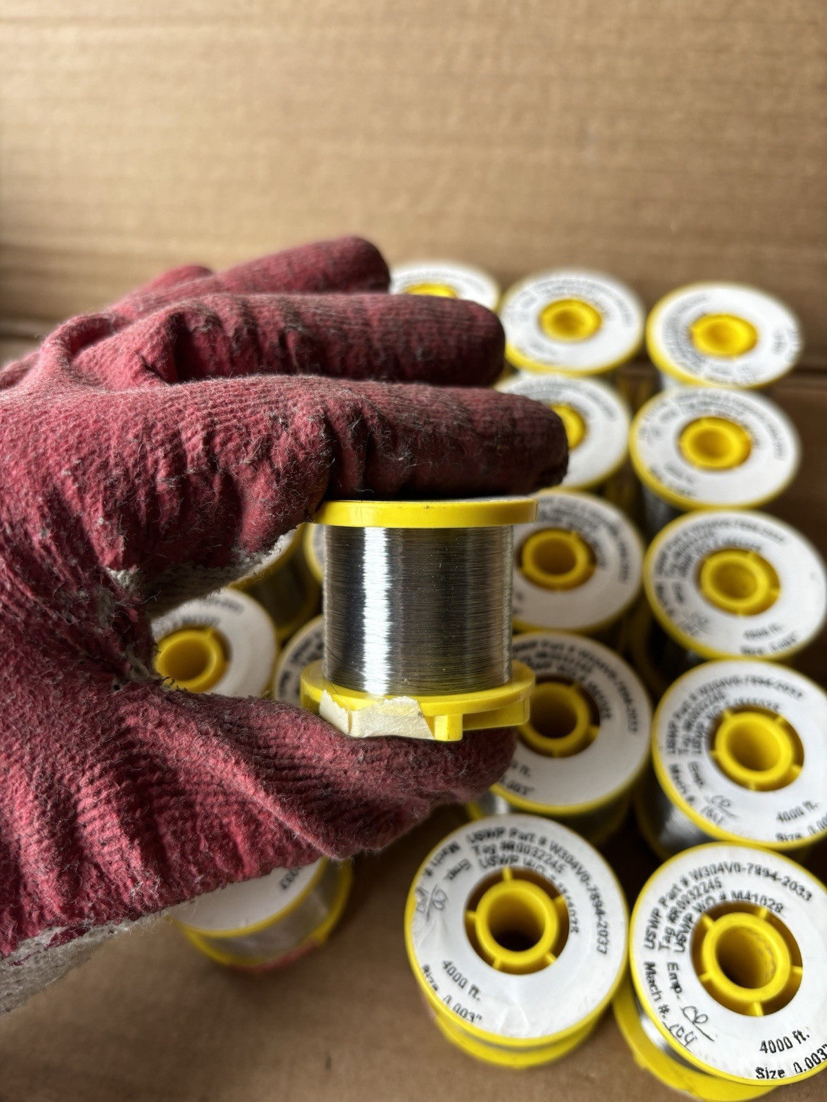 Ultra-Fine Stainless Steel Wire #1– USWP PART#W304V0-7894-2033 / R0032245 4000FT