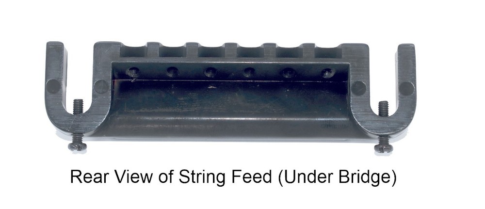 Bridge Tail Combo Adjustable Black post 52.5mm spread full intonated