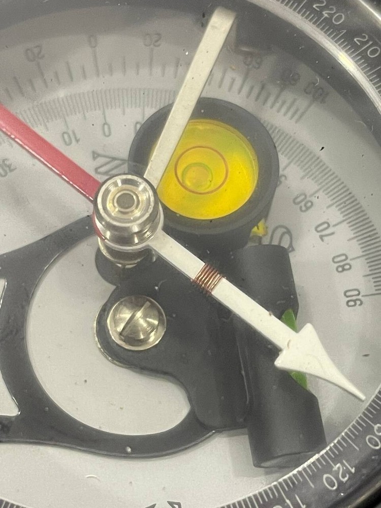 Lutz M2 ARTILLERY COMPASS w/ Leather Case