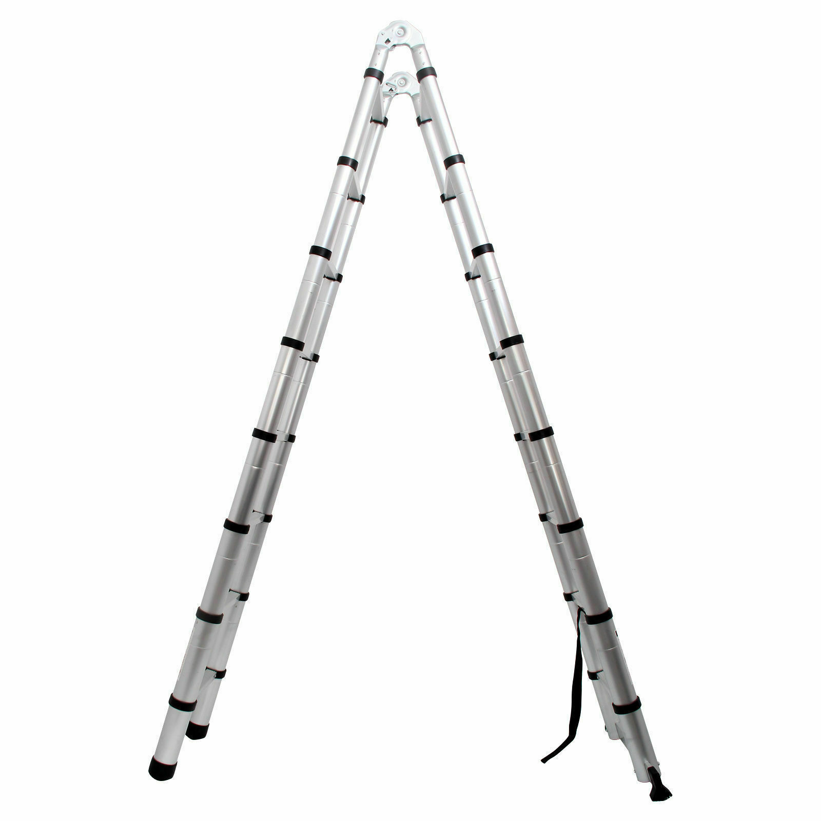 16.5 ft Folding Ladder Aluminum Multi Purpose Extension Ladders Building Supplie