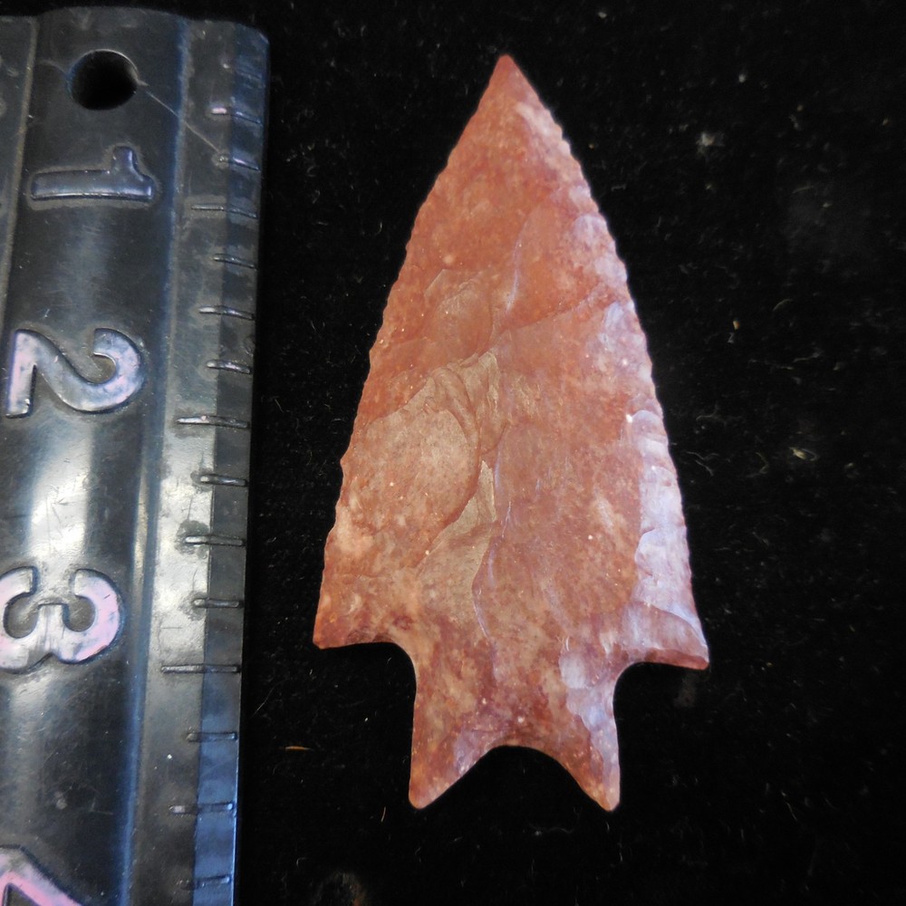 RED PERDENALIS POINT--CLASSIC FORM AND FLAKING #JE