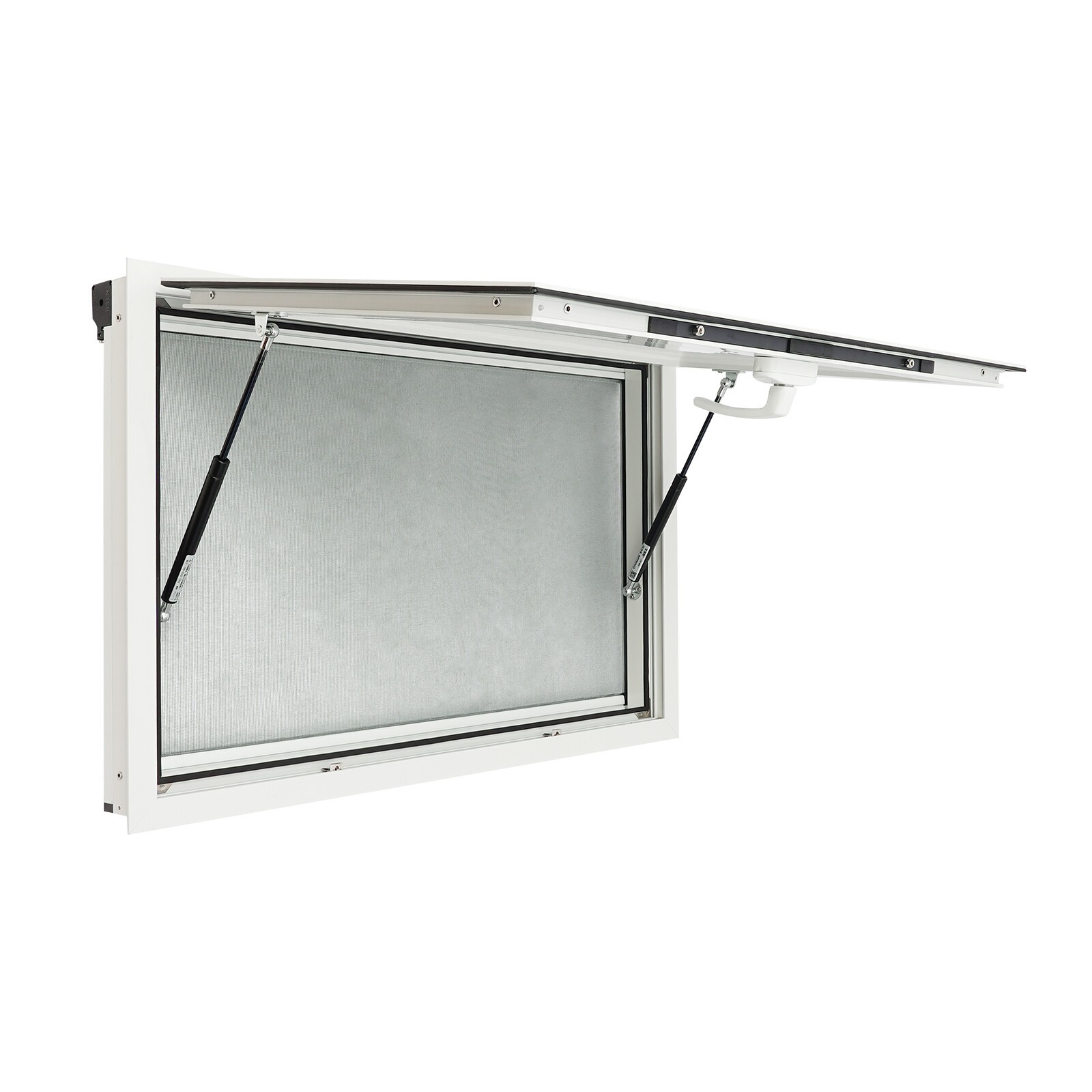 85° Rectangular Service Window For Food Trucks Serving Window 35 Inch*23 Inch