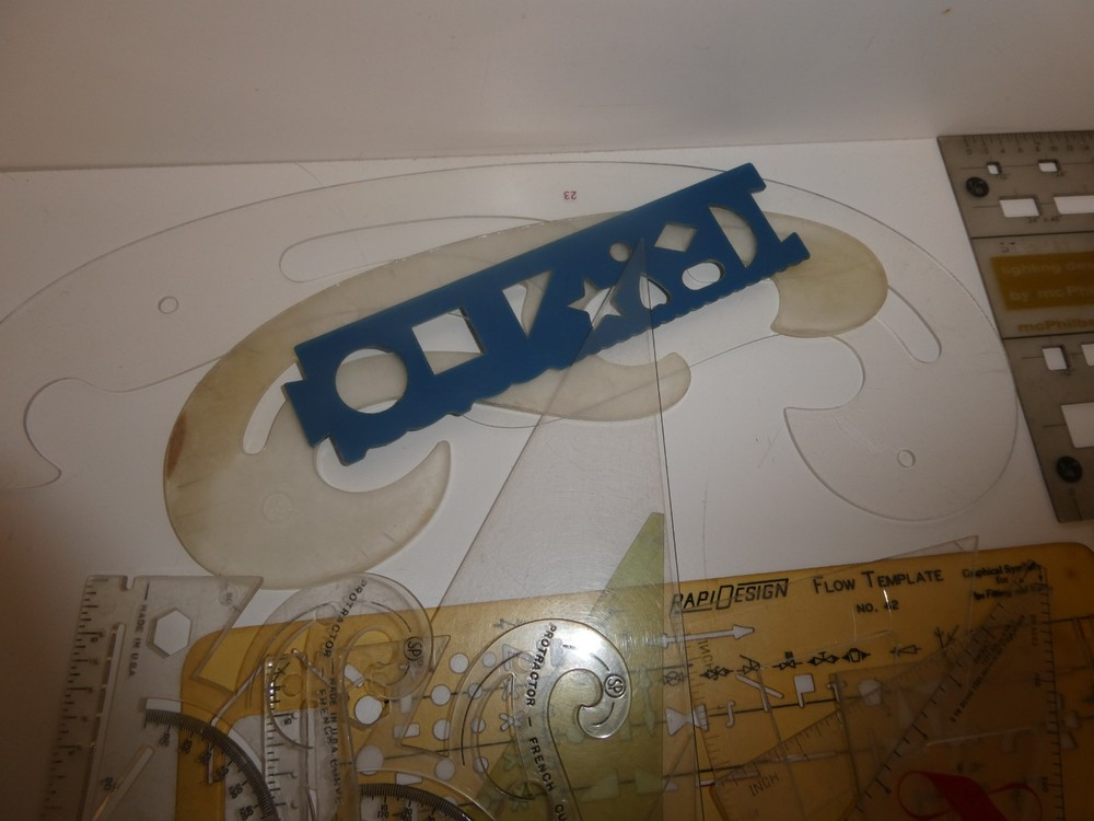 VTG Lot 25 Architectural Engineer Engineering Drafting Templates Tools Stencils