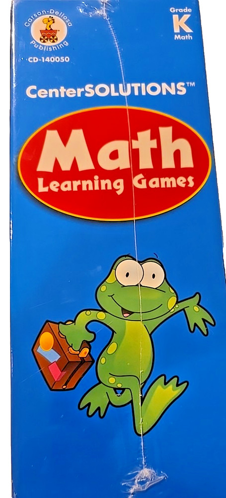 CenterSolutions Math Learning Games Grade K- NEW 4 Complete Games