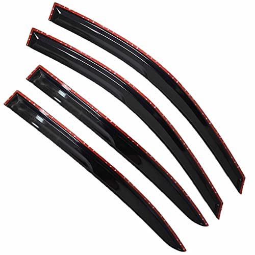 4-Pack Window Visor Rain Guard Vent Shade Deflectors Replacement for 2008-2012