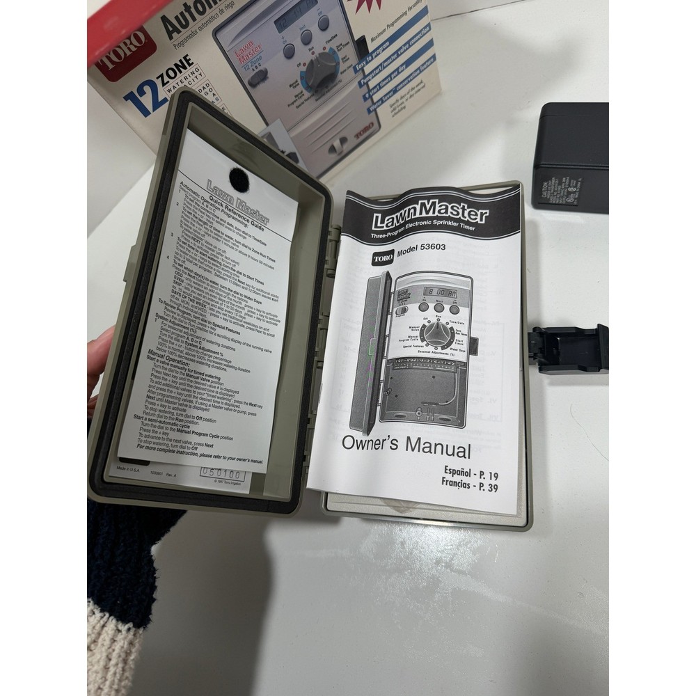 Toro Lawn Master 12 Zone Automatic Sprinkler Timer Controller Model 53603 NEW