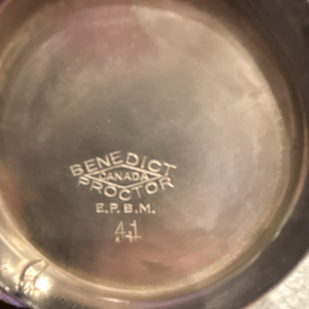 Benedict Proctor Canada E.P.B.- Vintage Cocktail/Pitcher with Wicker Handle