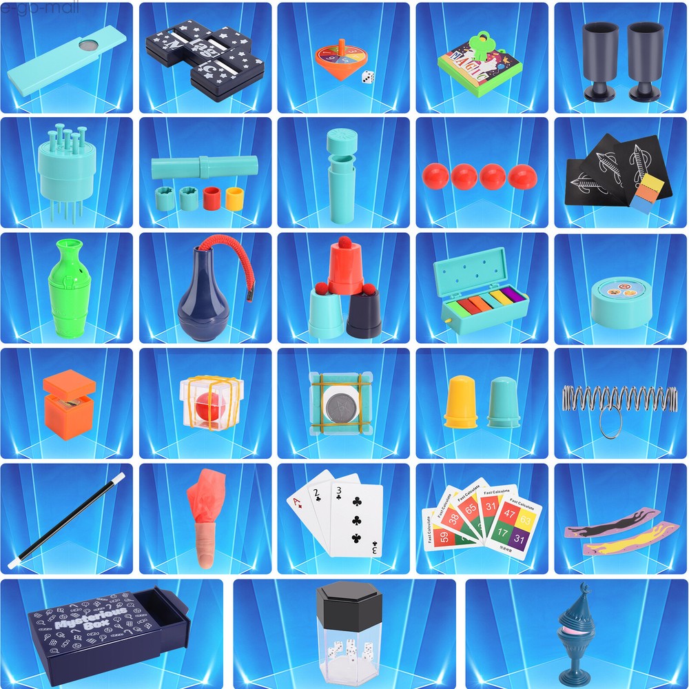 Nicella Magic Kit for Kids, 109+ Magic Tricks with Manual and Video Tutorials