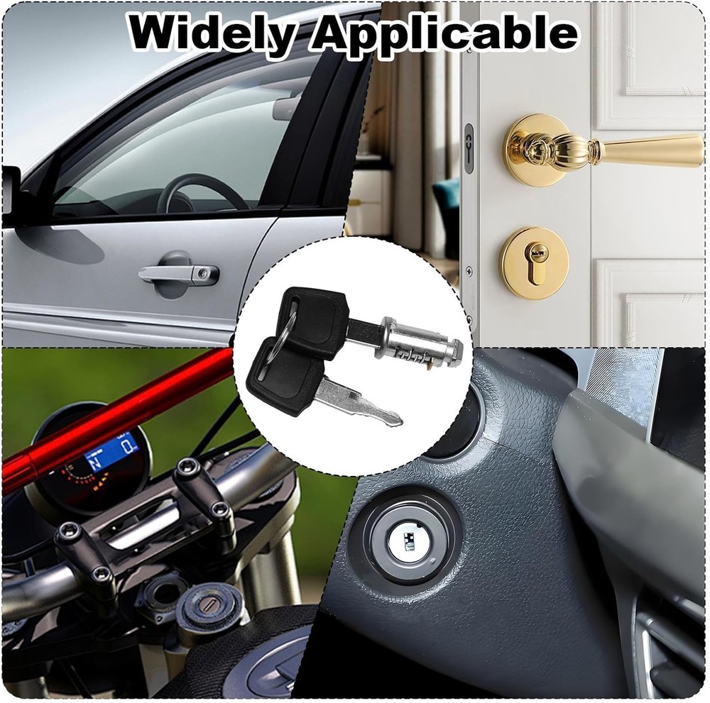 2 Pack Lock Cores with Keys Compatible with Thule One-Key System, Lock Cylinder