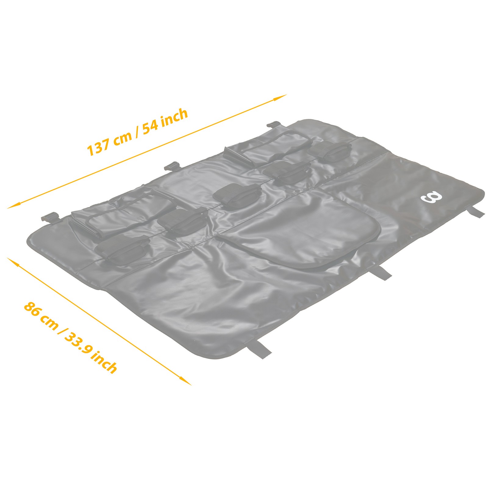 CD MTB Bike Bicycle Tailgate Pad for Truck Ute - 54" Wide up to 6 Bikes