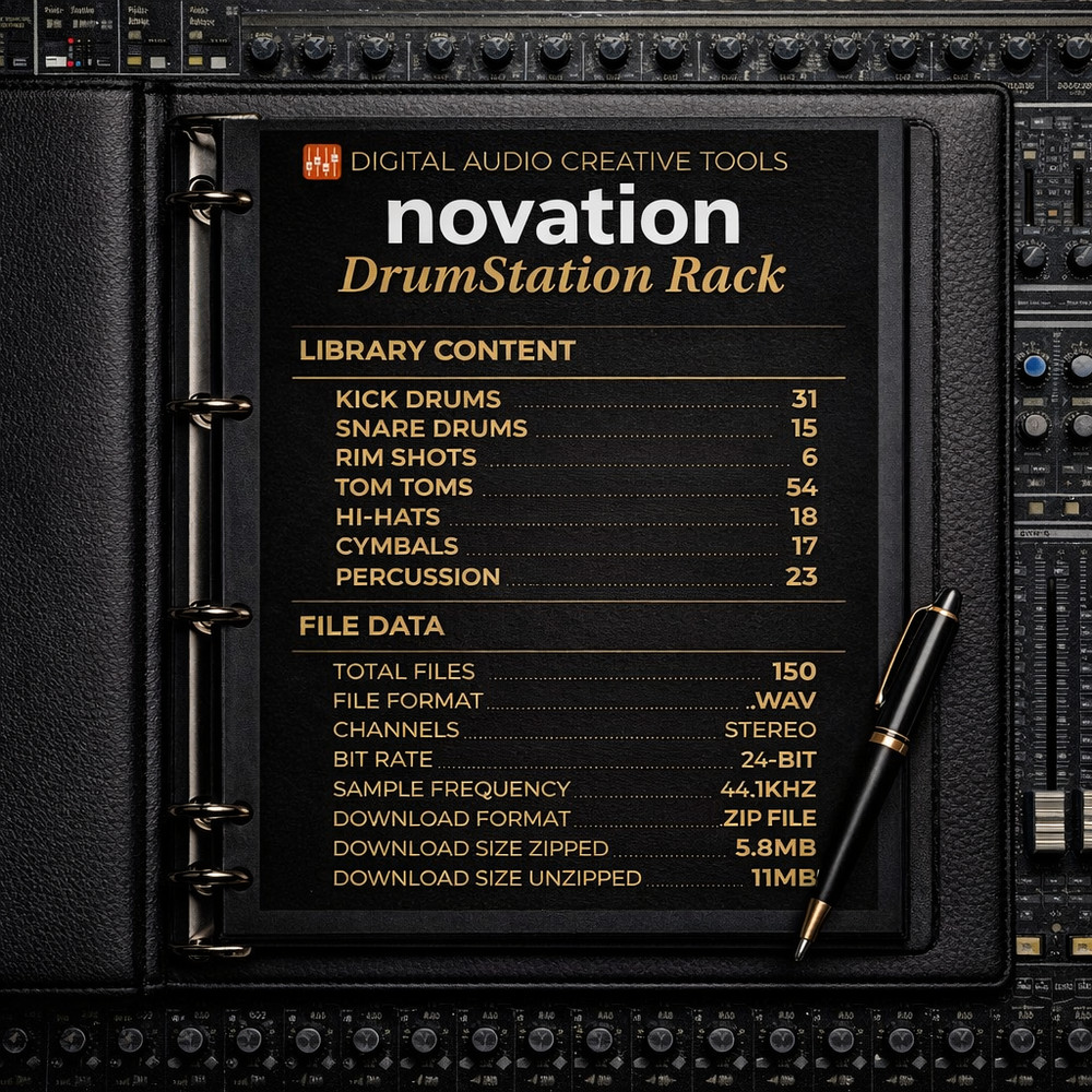 Novation DrumStation Rack Sample Library