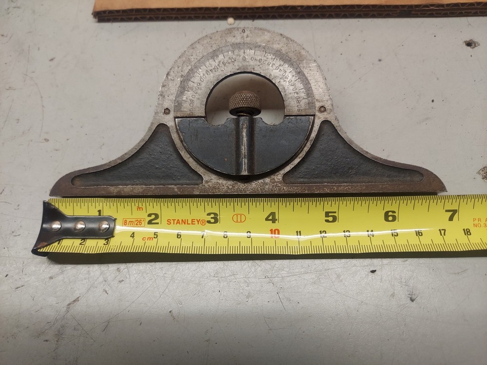 Goodell-Pratt Center Head Level Protractor for Combination Square