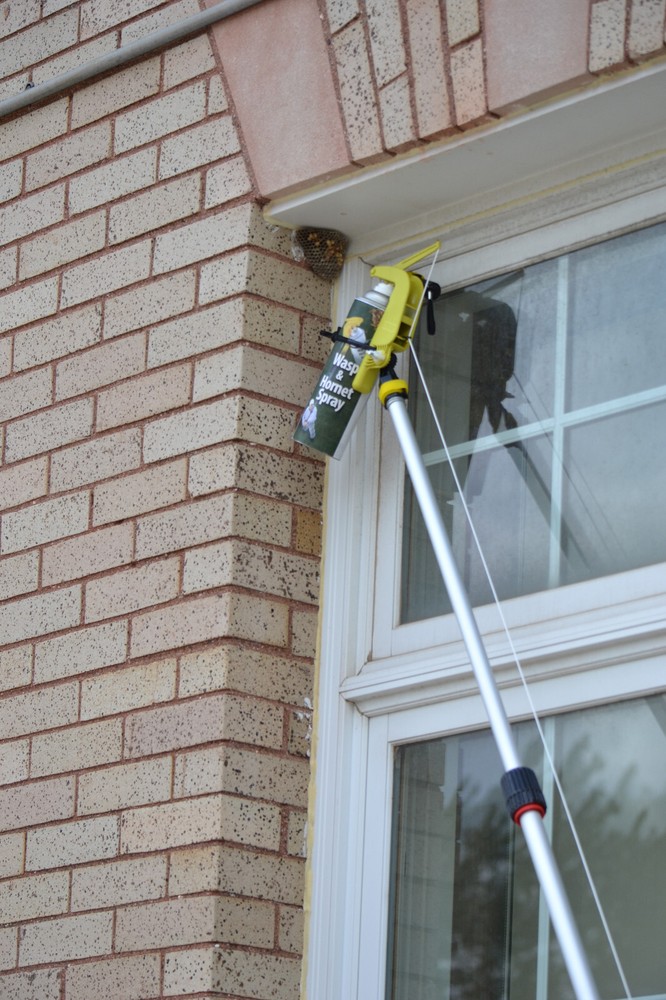 Gotcha Sprayer Pro Extension Pole Adapter. Trigger Wasp Spray, Tree Prune Spray