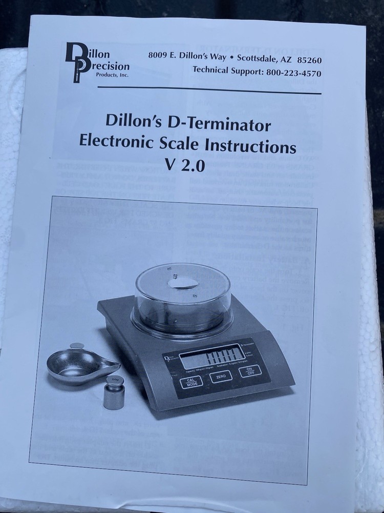 Dillon D-Terminator Electronic Scale V2.0