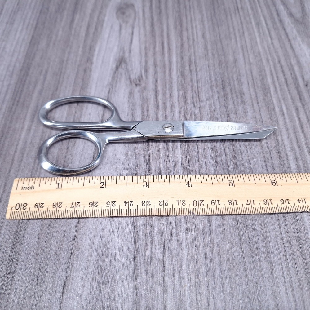 Vtg Stainless Steel Sears Scissors No 2019