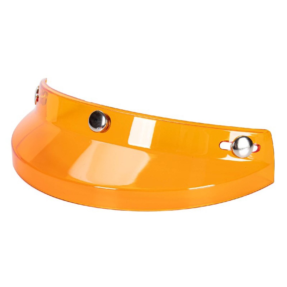Universal Motorcycle 3 Snap-Button Visor Flip Up Down Open Face Helmet RIRQ