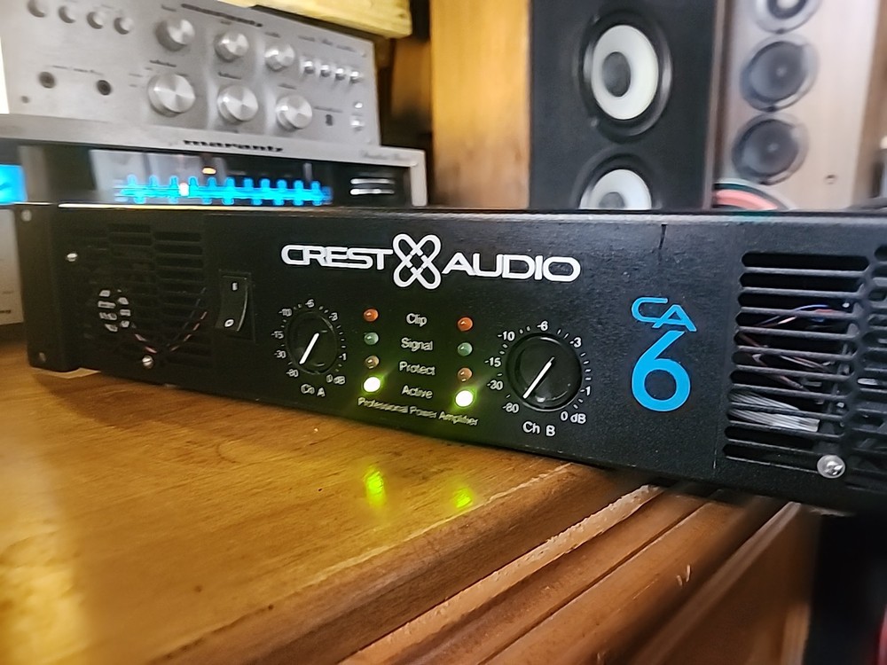 Crest Audio CA6 Professional Power Amplifier - 1500W - Cleaned &Fully Tested 🔥