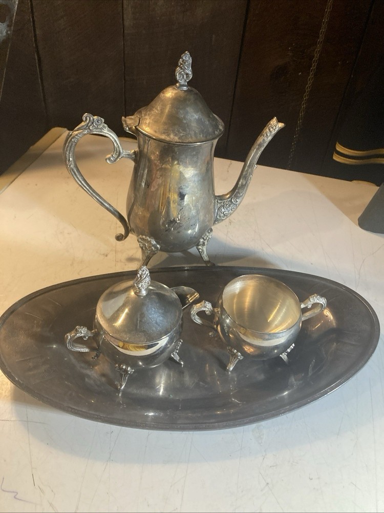 Vintage International Silver Company Silverplate 4 Piece Set